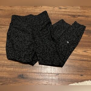 Lululemon leopard print legging